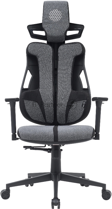 Кресло Cactus CS-CHR-DUO-GYBK серый/черный