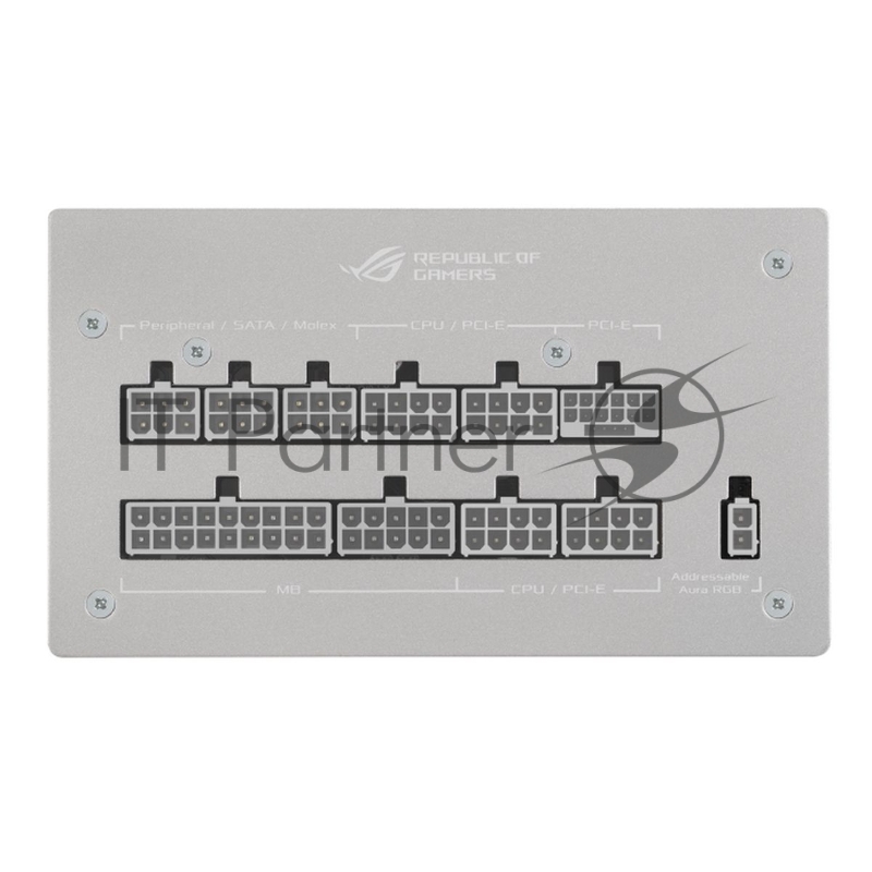Блок питания ASUS ROG-STRIX-1000G-AURA-WHITE-GAM /PSU, CE+UK (90YE00P5-B0NA00)