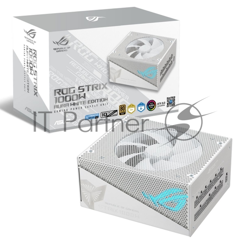 Блок питания ASUS ROG-STRIX-1000G-AURA-WHITE-GAM /PSU, CE+UK (90YE00P5-B0NA00)