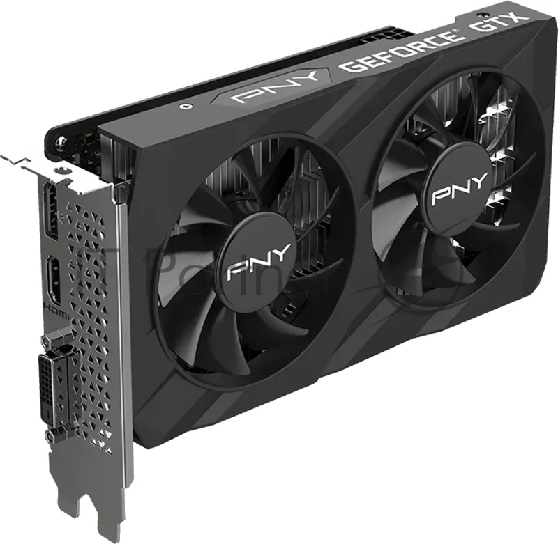 Видеокарта PNY NVIDIA GEFORCE GTX 1650 4GB Dual Fan (VCG16514D6DFXPB1)