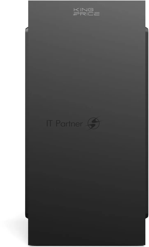 Корпус KingPrice KPCC-MN201 черный без БП mATX 1x80mm 2xUSB2.0 audio