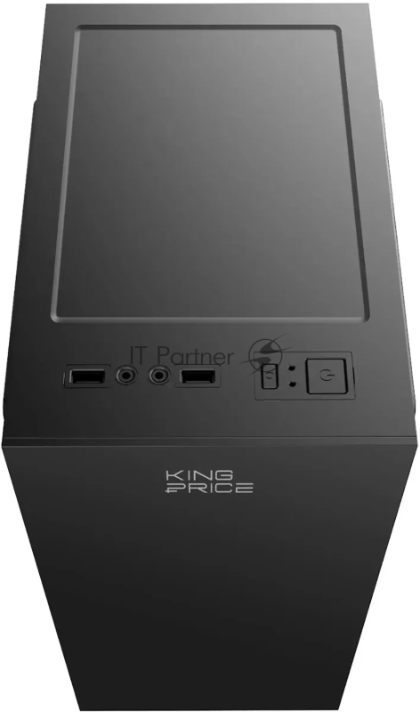Корпус KingPrice KPCC-MN201 черный без БП mATX 1x80mm 2xUSB2.0 audio
