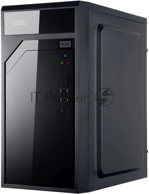 Корпус KingPrice KPCC-MN208 черный без БП mATX 1x80mm 2x120mm 2xUSB2.0 audio