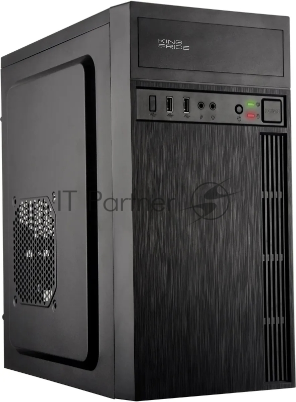 Корпус KingPrice KPCC-MN210 черный без БП mATX 1x80mm 2x120mm 2xUSB2.0 audio