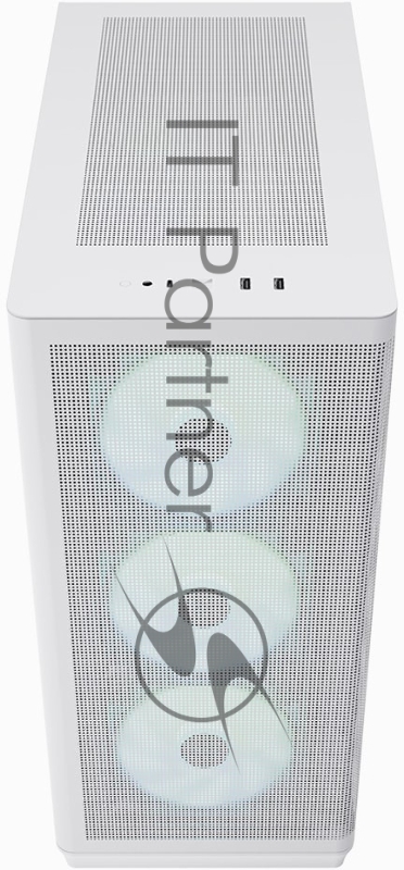 Корпус Mid-Tower AEROCOOL APNX CREATOR C1-WT-V1 white (ATX, без БП, ARGB fans, 3*USB3.2) (4711099474318)