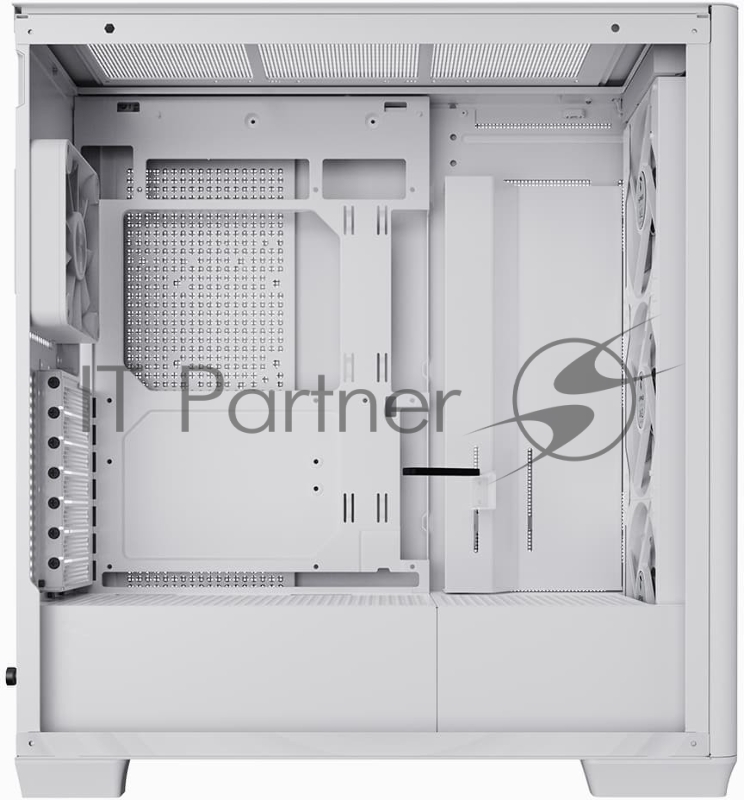Корпус Mid-Tower AEROCOOL APNX CREATOR C1-WT-V1 white (ATX, без БП, ARGB fans, 3*USB3.2) (4711099474318)