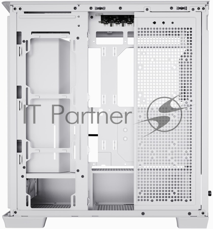 Корпус Mid-Tower AEROCOOL APNX CREATOR C1-WT-V1 white (ATX, без БП, ARGB fans, 3*USB3.2) (4711099474318)