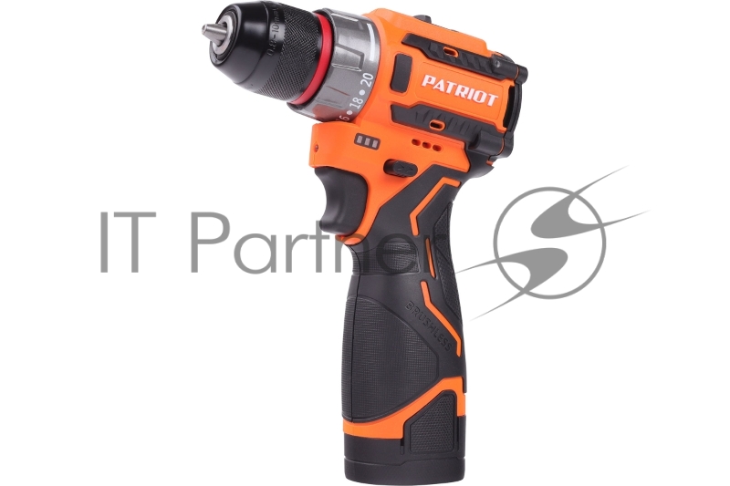 Дрель-шуруповерт аккумуляторная PATRIOT BR 467 две АКБ Li-Ion, 16.8 В, 2,0 Ач, 70Нм, 2 скорости, кейс, БЕСЩЕТОЧНЫЙ ЭД