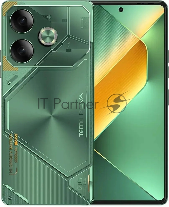 Смартфон Tecno Pova 6 LI7 12/256Gb Comet Green (LI7 256+12 Comet Green)