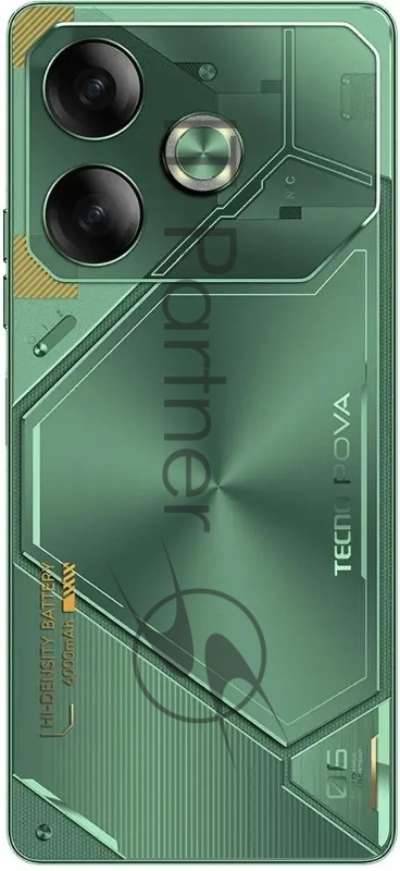 Смартфон Tecno Pova 6 LI7 12/256Gb Comet Green (LI7 256+12 Comet Green)