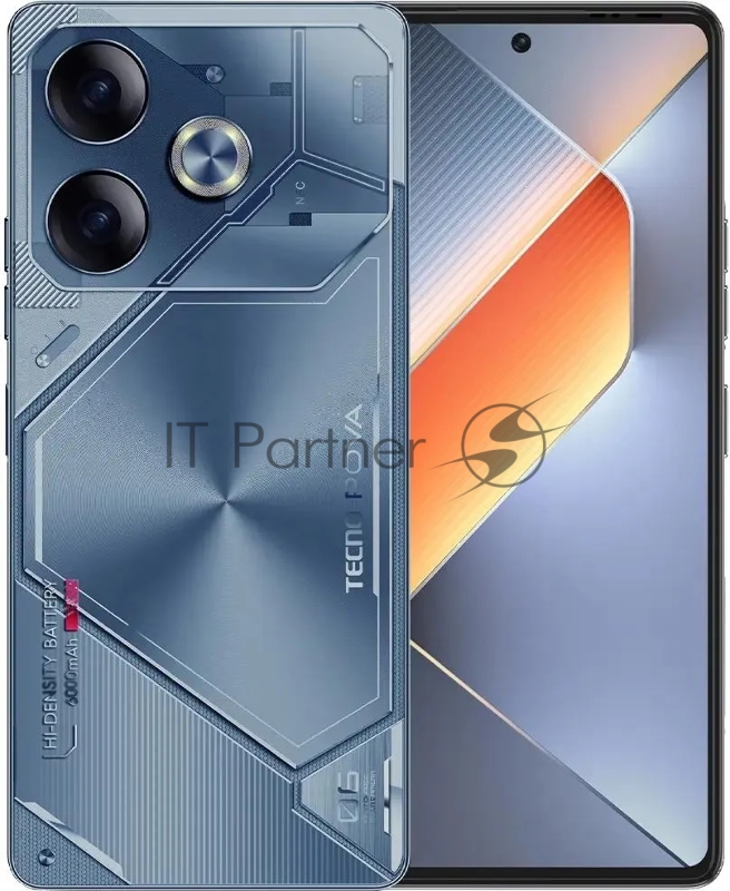 Смартфон Tecno Pova 6 LI7 12/256Gb Interstellar Blue (LI7 256+12 Interstellar Blue)