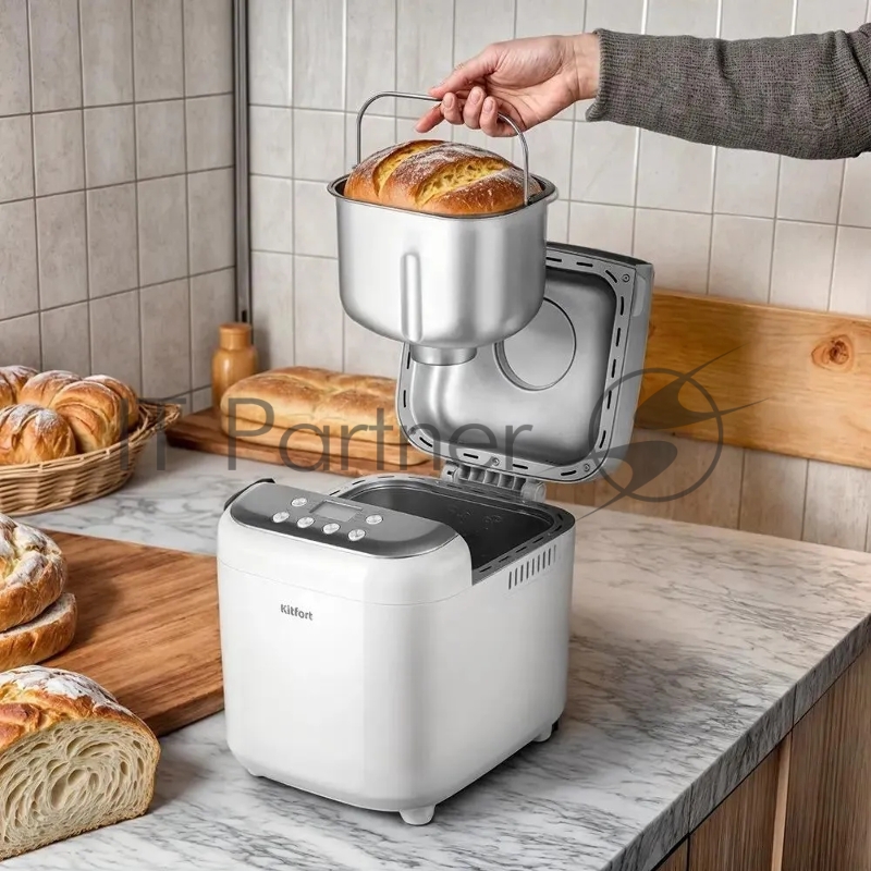 Хлебопечь Kitfort КТ-322 600Вт серый