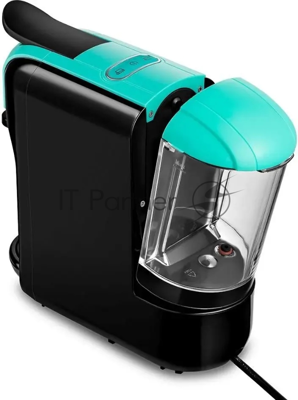 Кофемашина Kitfort КТ-7105-3 1450Вт черный/бирюзовый