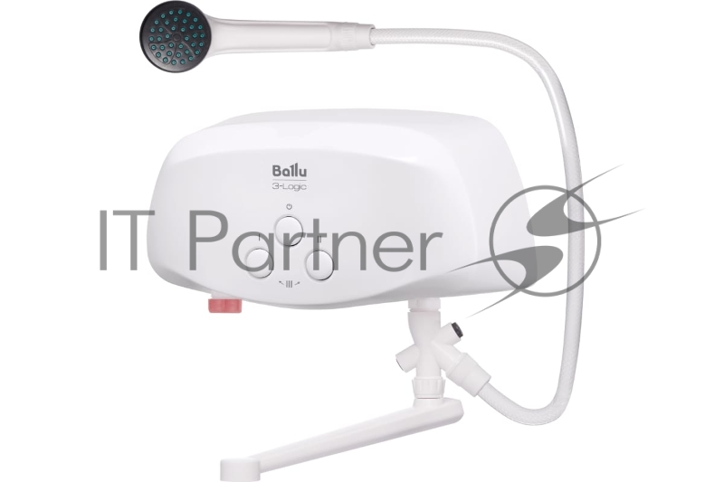 Водонагреватель проточный Ballu 3-Logic TS (6,5 kW) - кран+душ