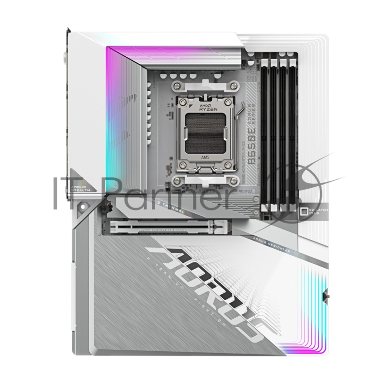 Материнская плата Gigabyte B650E AORUS STEALTH ICE, AM5, 4*DDR5, ATX RTL