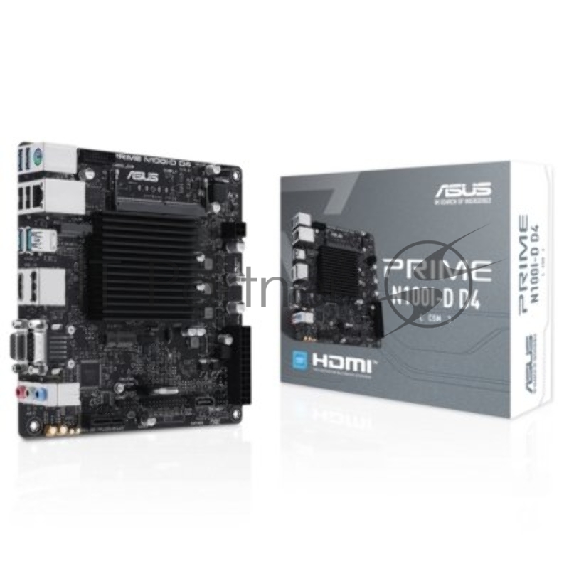 Материнская плата Asus PRIME N100I-D D4-CSM 1xDDR4 mini-ITX AC`97 8ch(7.1) GbLAN+VGA+HDMI+DP