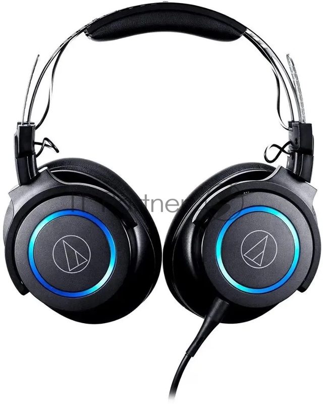 Наушники с микрофоном Audio-Technica ATH-G1 черный/синий 2м мониторные оголовье (80000808)