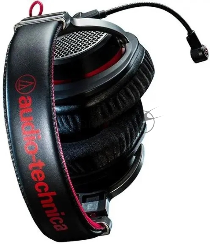 Наушники с микрофоном Audio-Technica ATH-PDG1a черный/серебристый 2м мониторные оголовье