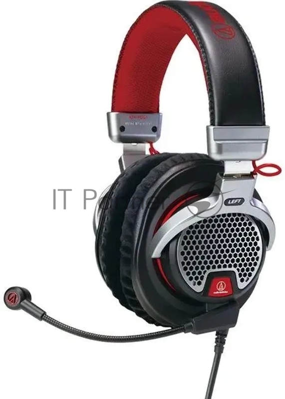 Наушники с микрофоном Audio-Technica ATH-PDG1a черный/серебристый 2м мониторные оголовье
