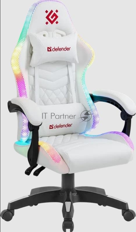 Игровое кресло DEFENDER CORE WHITE 64048