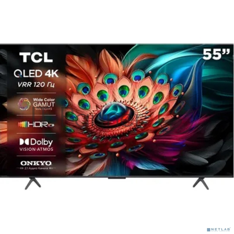 Телевизор TCL LCD 55 QLED 4K 55C655