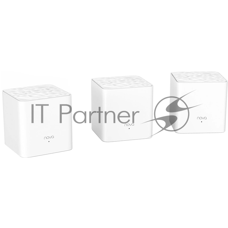 Двухдиапазонная Wi-Fi Mesh система Tenda nova MW3 (3 роутера) АС1200 , 2 порта fast ethernet RJ45