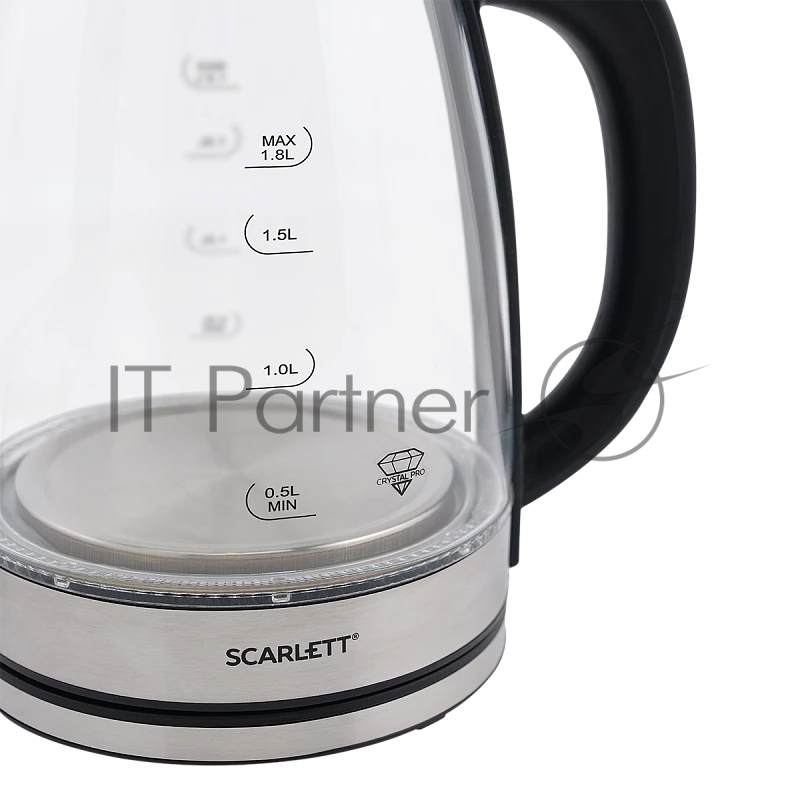 Чайник SCARLETT SC-EK27G30 STEEL