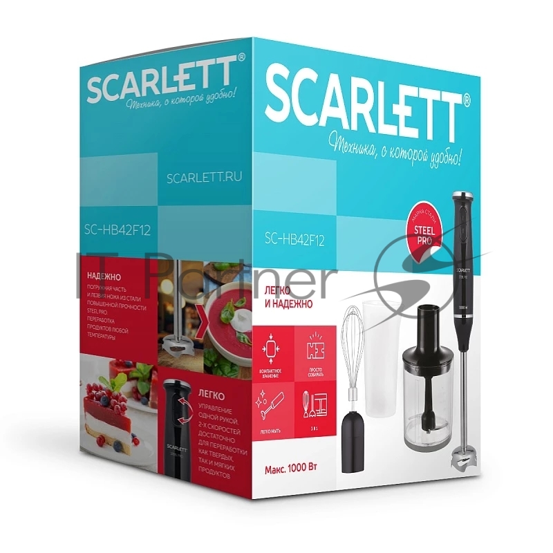 Блендер SCARLETT SC-HB42F12 BLACK