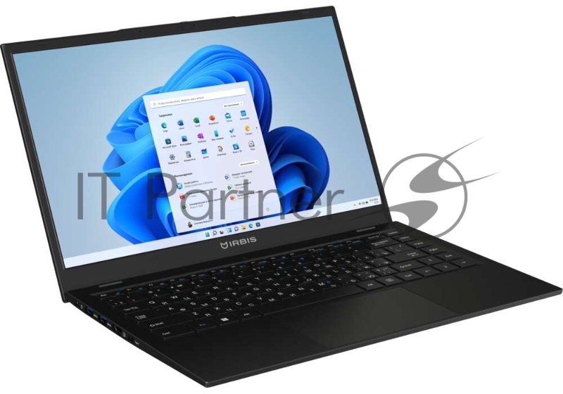 Ноутбук IRBIS 14NBP3007 14 FHD (1920x1080) IPS 300cd,Core i5-1335U,16Gb DDR4-3200(1),512Gb SSD,Wi-Fi 6+BT 5,48Wh,Metal case,Kbd Backlit,FPS,TPM 2.0,1.55kg,Black,3y warranty,Win11Pro