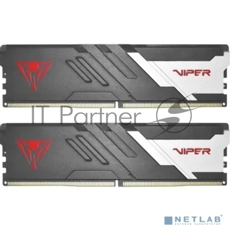 Оперативная память Patriot DDR5 2x32GB 6400MHz PVV564G640C32K Viper Venom RTL Gaming PC5-51200 CL32 UDIMM 288-pin 1.4В с радиатором Ret