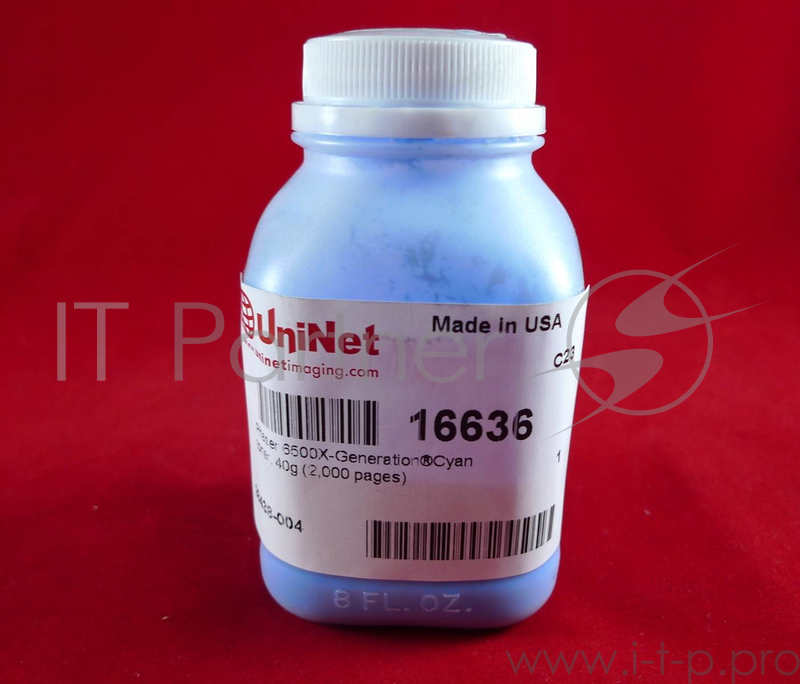 Тонер XEROX Phaser 6500/WC 6505 Cyan (фл. 40г) X-Generation 2.5K Uninet