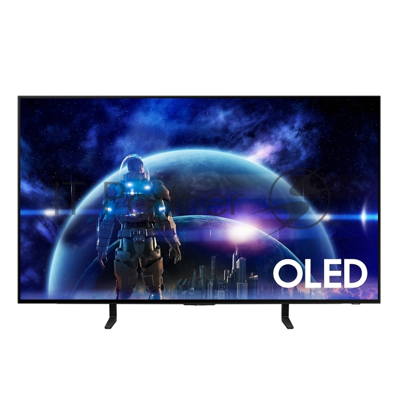 Телевизор 48 Samsung/ 48, OLED, Ultra HD, Tizen Smart TV, 120 Hz (Up to 144Hz), HDR10+, Wi-Fi, Voice, DVB-T2/C/S2, Bluetooth, CI+(1.4), FreeSync Premium, 2.1Ch 40W, OTS Lite, 4HDMI, 2USB, Graphite Black 2024