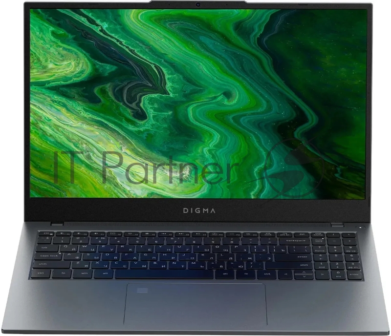 Ноутбук Digma Pro Fortis M Core i7 1255U 16Gb SSD512Gb Intel UHD Graphics 15.6 IPS FHD (1920x1080) Windows 11 Professional grey WiFi BT Cam 4250mAh (DN15P7-ADXW04)