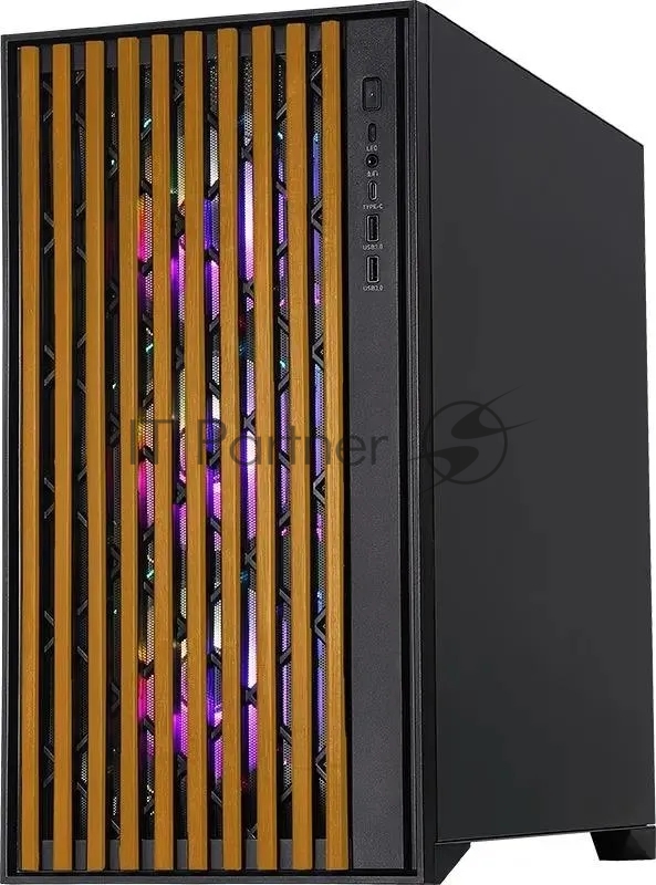 Корпус Formula TimberLine T0 белый без БП mATX 6x120mm 6x140mm 2xUSB3.0 audio