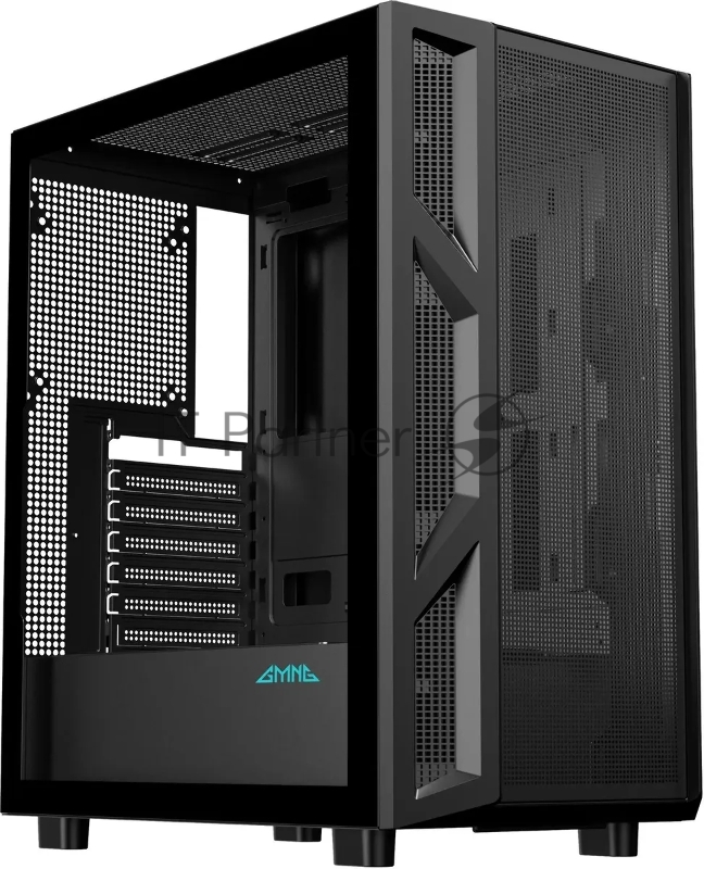 Корпус GMNG GG-CC102 черный без БП ATX 8x120mm 2x140mm 1xUSB2.0 1xUSB3.0 audio bott PSU