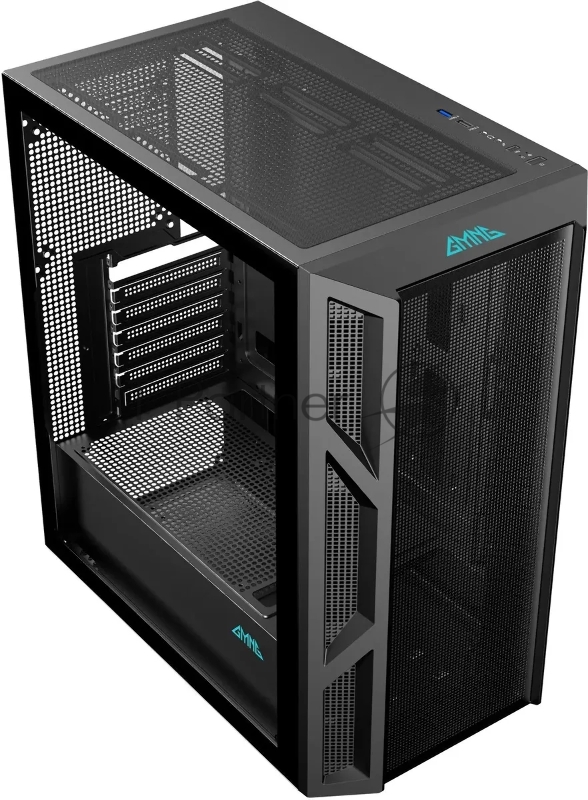 Корпус GMNG GG-CC102 черный без БП ATX 8x120mm 2x140mm 1xUSB2.0 1xUSB3.0 audio bott PSU
