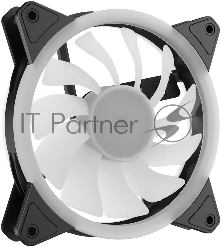 Вентилятор GMNG GG-CF120ARGB2-PWMBK ARGB 120x120x25mm черный 4-pin 20-28dB 130gr Ret