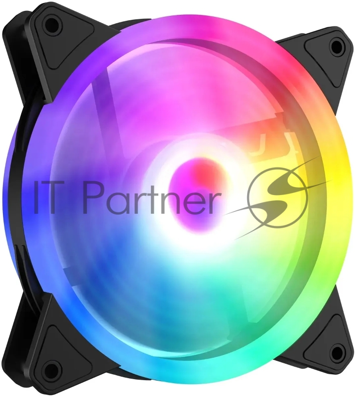 Вентилятор GMNG GG-CF120ARGB2-PWMBK ARGB 120x120x25mm черный 4-pin 20-28dB 130gr Ret