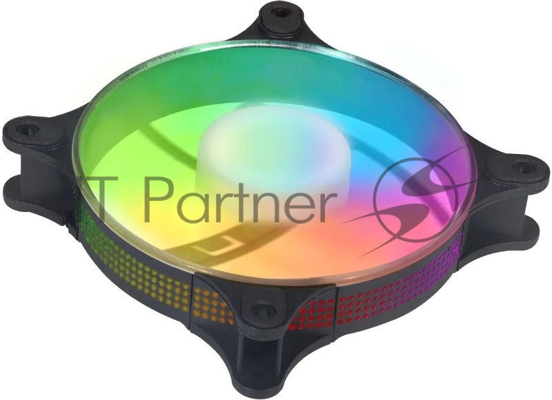 Вентилятор GMNG GG-CF120ARGB4-PWMBK ARGB 120x120x25mm черный 4-pin 20-28dB 127gr Ret