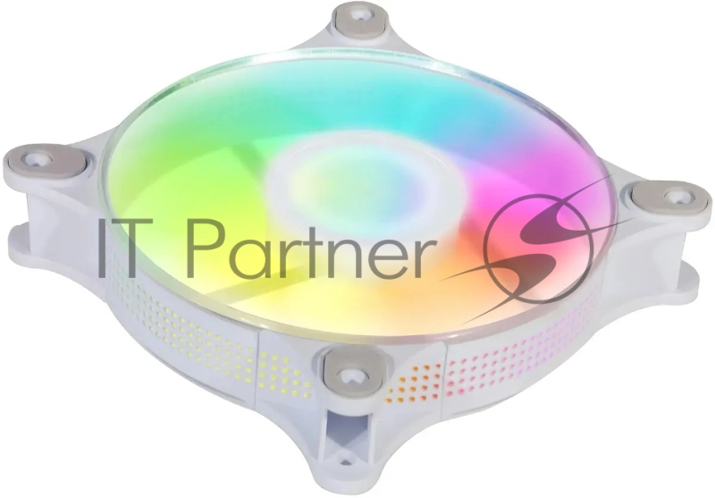 Вентилятор GMNG GG-CF120ARGB4-PWMWH ARGB 120x120x25mm белый 4-pin 20-28dB 129gr Ret