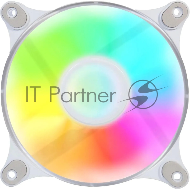 Вентилятор GMNG GG-CF120ARGB4-PWMWH ARGB 120x120x25mm белый 4-pin 20-28dB 129gr Ret