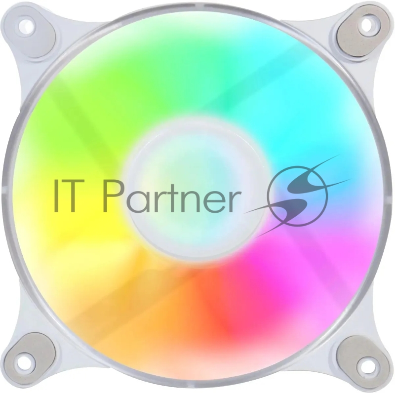 Вентилятор GMNG GG-CF120FRGB3-PWMWH RGB 120x120x25mm белый 4-pin 20-28dB 109gr Ret