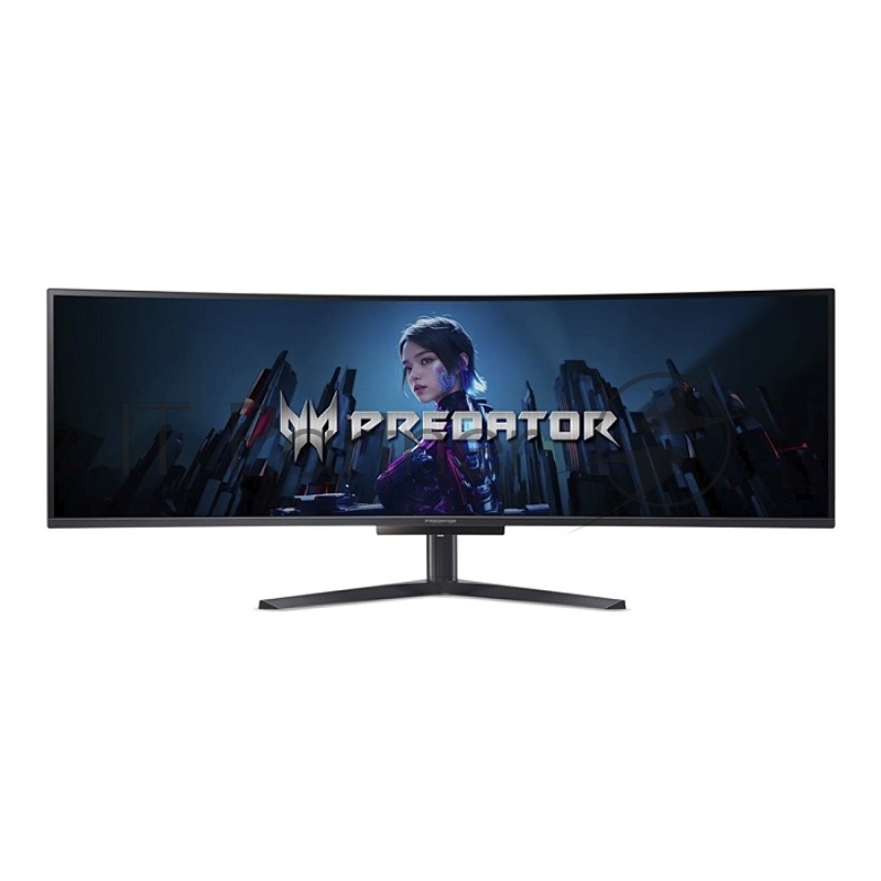 Монитор 49 Acer Predator X49Xbmipphuzx OLED 5120x1440, 240 Гц, 0.03 мс, 32:9, 1000 кд/м², 2хHDMI, 2хDP, USB-C, выход на наушники, изогнутый, черный