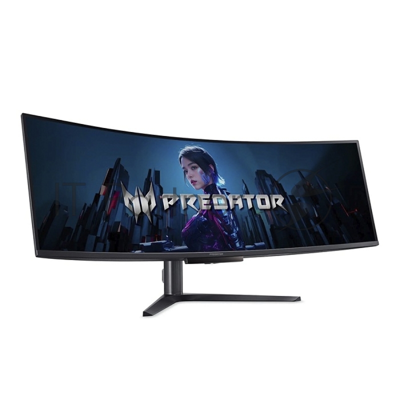Монитор 49 Acer Predator X49Xbmipphuzx OLED 5120x1440, 240 Гц, 0.03 мс, 32:9, 1000 кд/м², 2хHDMI, 2хDP, USB-C, выход на наушники, изогнутый, черный