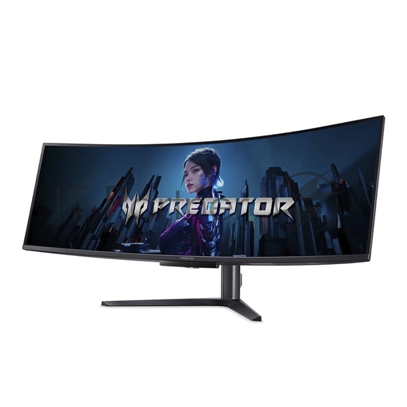 Монитор 49 Acer Predator X49Xbmipphuzx OLED 5120x1440, 240 Гц, 0.03 мс, 32:9, 1000 кд/м², 2хHDMI, 2хDP, USB-C, выход на наушники, изогнутый, черный