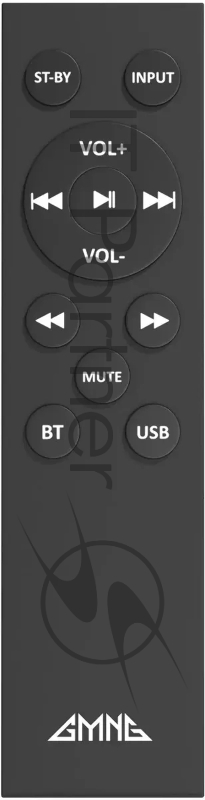 Колонки GMNG GG-SP610ACW 2.0 черный 60Вт BT