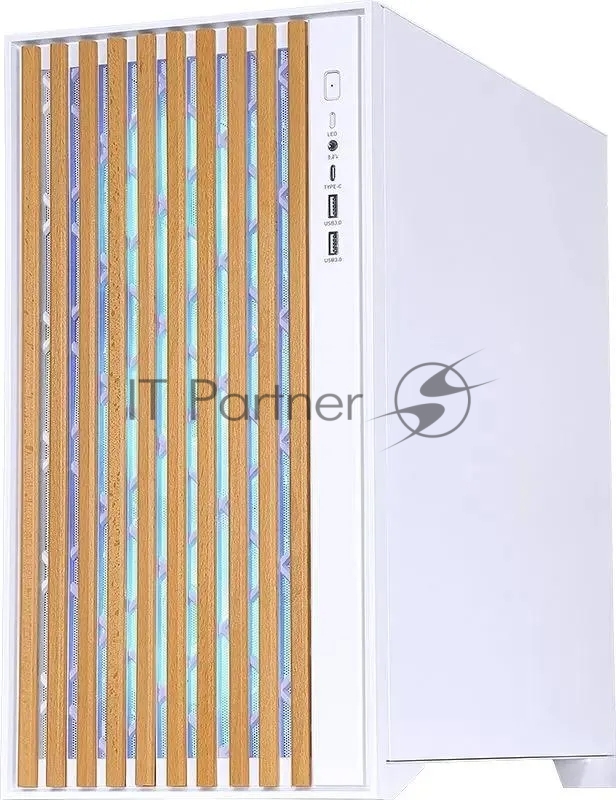 Корпус Formula TimberLine T0 белый без БП mATX 6x120mm 6x140mm 2xUSB3.0 audio