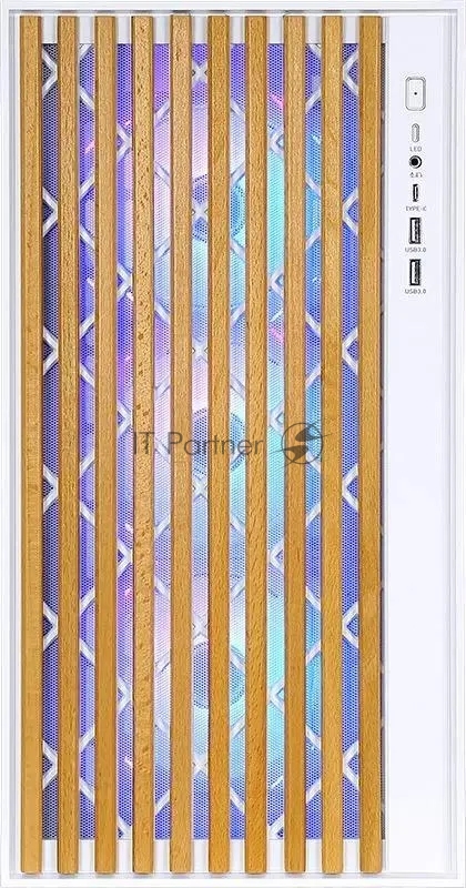 Корпус Formula TimberLine T0 белый без БП mATX 6x120mm 6x140mm 2xUSB3.0 audio