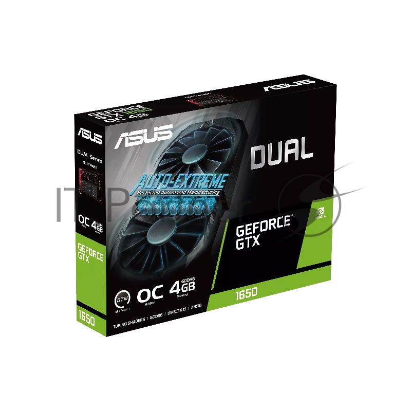 Видеокарта Asus PCI-E DUAL-GTX1650-O4GD6-P-EVO NVIDIA GeForce GTX 1650 4Gb 128bit GDDR6 1620/12000 DVIx1 HDMIx1 DPx1 HDCP Ret