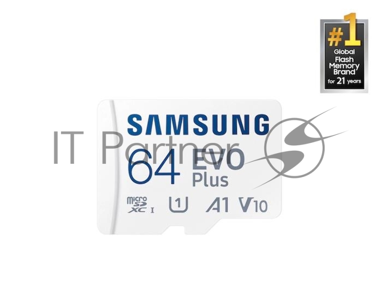 Карта памяти MICRO SDXC EVO+ 64GB V10 W/A MB-MC64SA/CN SAMSUNG
